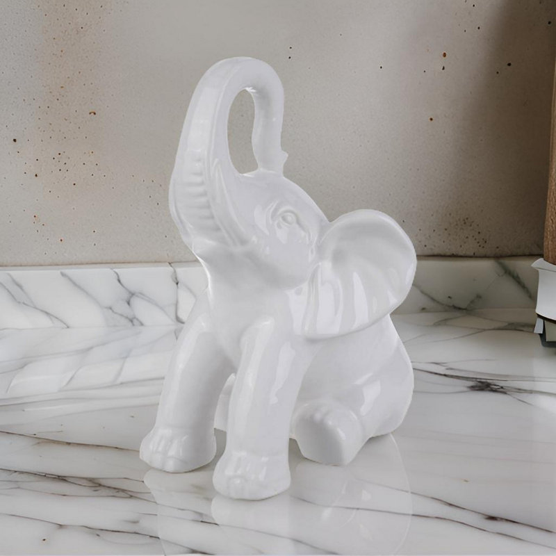 Animals Figurines & Sculptures, White