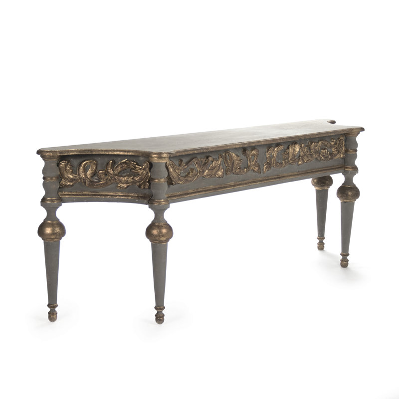 Adrian 96.5'' Solid Wood Top Console Table