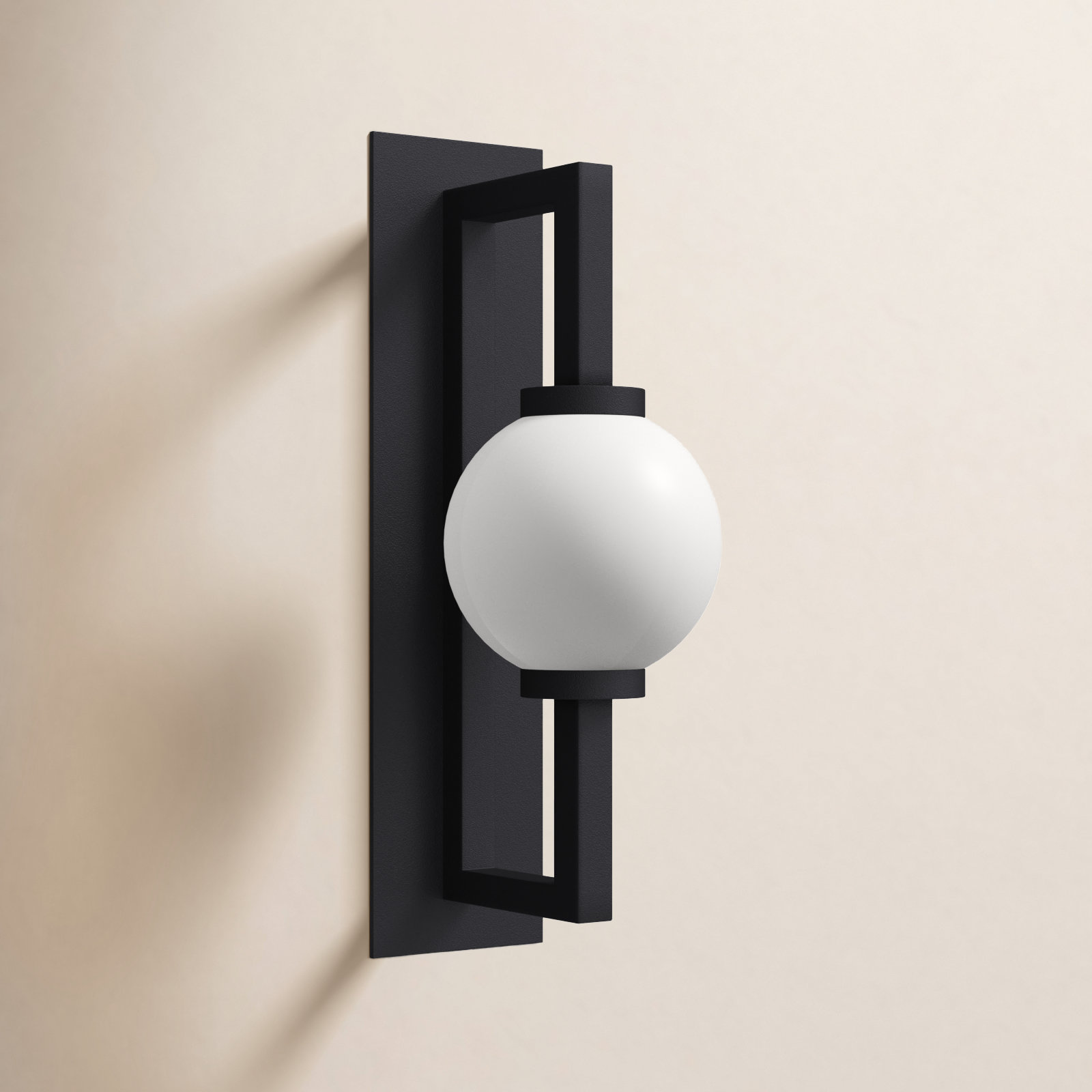 Sairy Single Light Outdoor Wall Light, 18.75" H x 6" W x 8" D