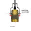 Galeano 1 - Light Yellow Brass Single Pendant-1886697981