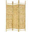 72" x 51" Bamboo Tree Burnt Shoji 3 Panel Room Divider