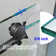 58'' - 60'' W x 76'' H Single Added Frameless Shower Door with Clear Glass