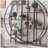 Round 5-Tier Metal Plant Stand Bookcase Storage Rack, Indoor Living Room Terrace Garden Balcony Display Stand.-6204571-6204572