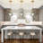  1-Light Pendant Light with Globe Leaf Ribbed Glass Shade for Kitchen Island-1976781187