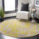 Ritva Cotton Grey/Green Area Rug
