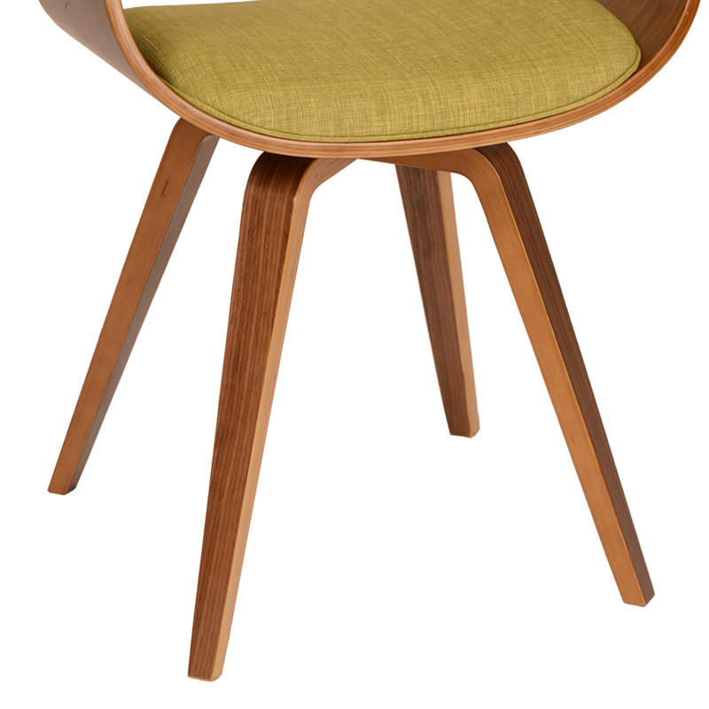 Chaise rembourrée Summer , 2, Noyer, Vert