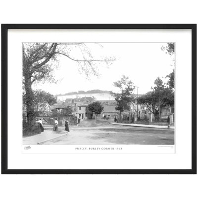 Purley, Purley Corner 1903 by Francis Frith - Single Picture Frame Print