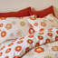 Groovy Floral Reversible Duvet Cover Set Cotton Blend Floral Duvet Cover Set with Pillowcases Included-94008313