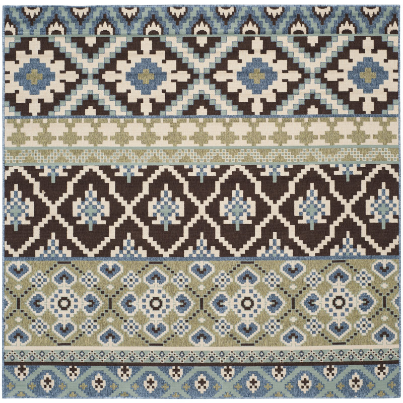 Tapis intérieur / extérieur Northpoint Southwestern, Carré 3 pi