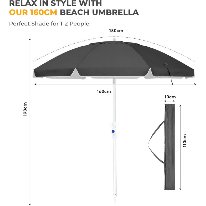 Beach Parasol, 1.6m
