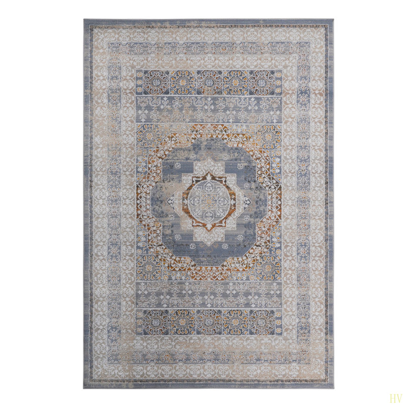 Collection 2X3/Medallion Non-Shedding Living Room Bedroom Dining Home Office Stylish And Stain Resistant Area Rug
