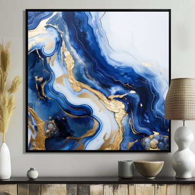 Fluide dynamique - impression d'art mural en marbre