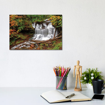 Wagner Falls 1 Piece Wrapped Canvas Wall Art