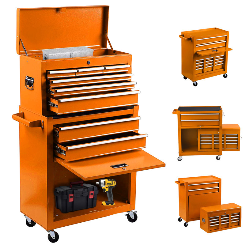 Ensemble 8 tiroirs Dipaydra, Orange