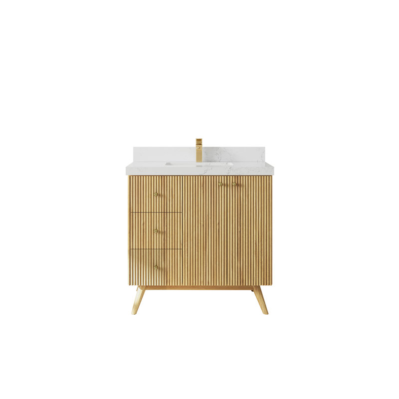 Ensemble de meuble-lavabo simple 36 po Kymberle, Empira blanc