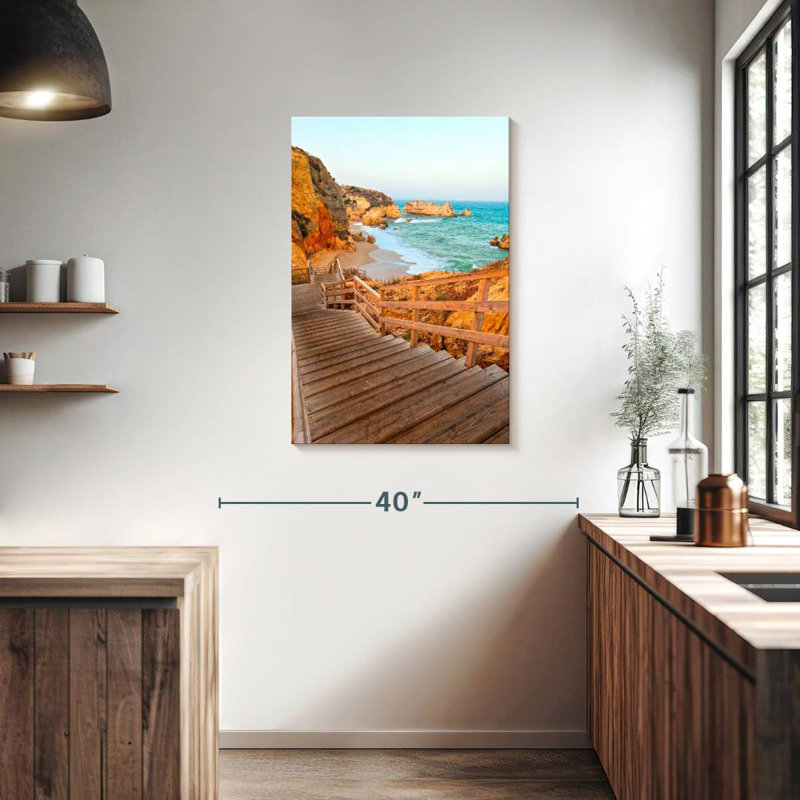 Lilie, Praia, Dona Ana, escalier de plage, H 36 po x l 24 po