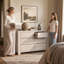 Commode Pura 55'' à 6 tiroirs avec grand espace de rangement, chêne clair-17444746