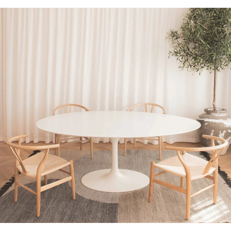 Oval Mdf Dining Table