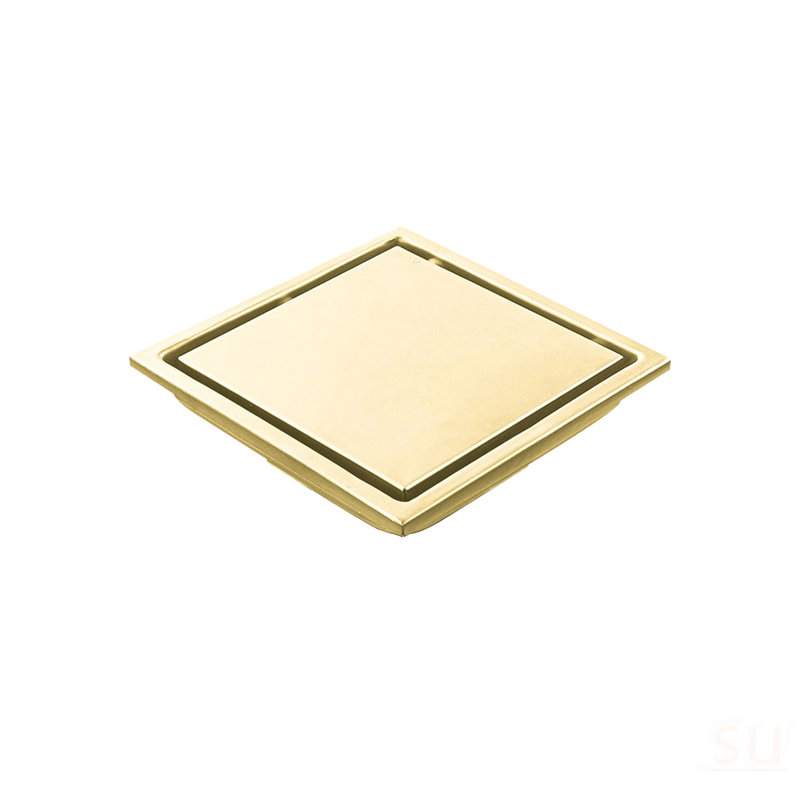 Drain de plancher de douche carré 6 po