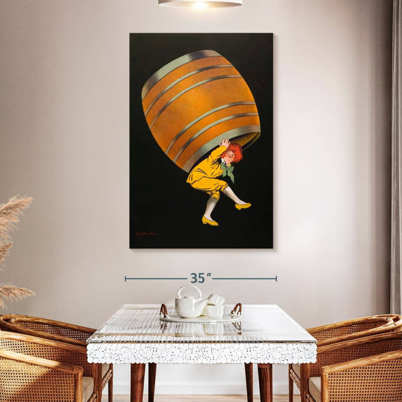 Yarlin Cognac Pellisson 1907, 51" H x 34" W