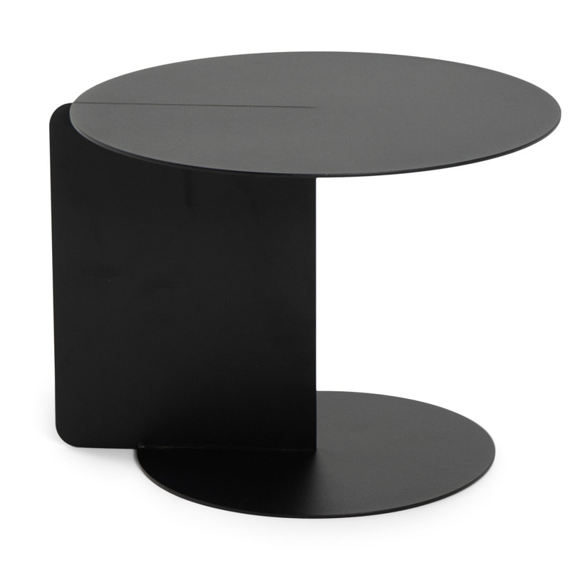 Jackson-Thomas Floor Shelf End Table, Black