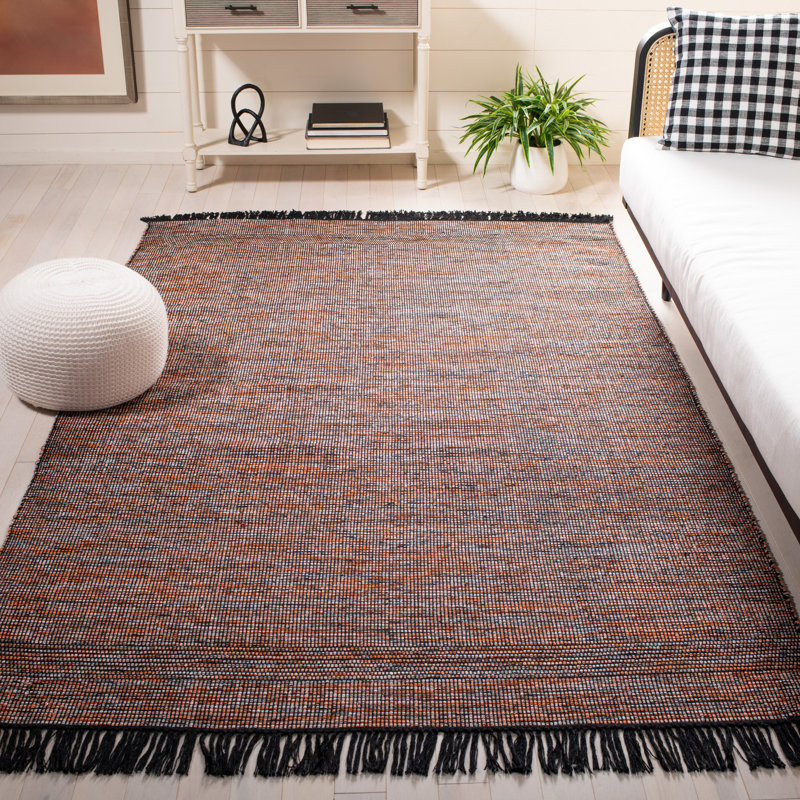 Tapis en coton tissé à la main Montauk, Rectangle 8 pi x 10 pi