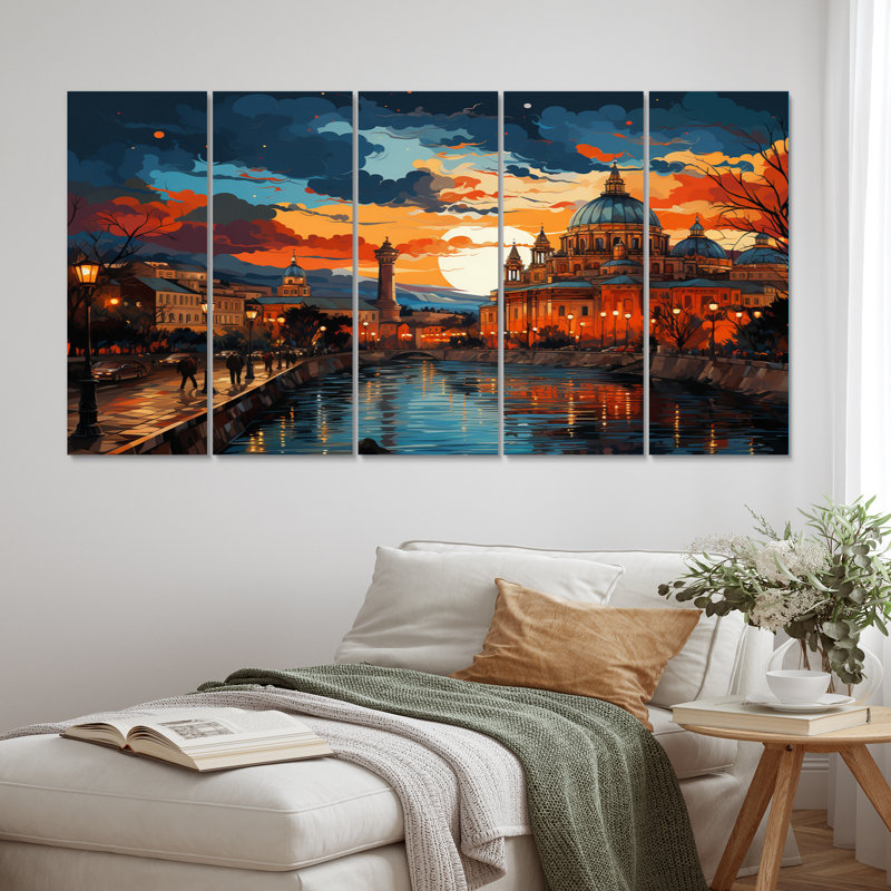 Cities & Countries Wall Decor on Metal