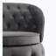 Fauteuil demi-tonneau pivotant avec rangement-81435546