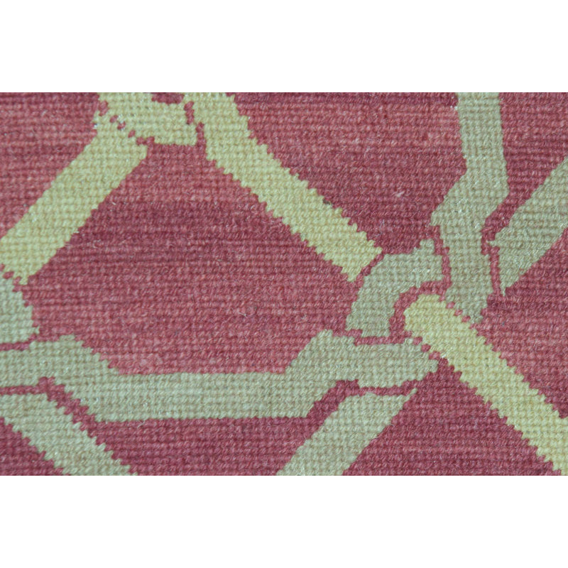 Hand-Knotted High-Quality Red Area Rug