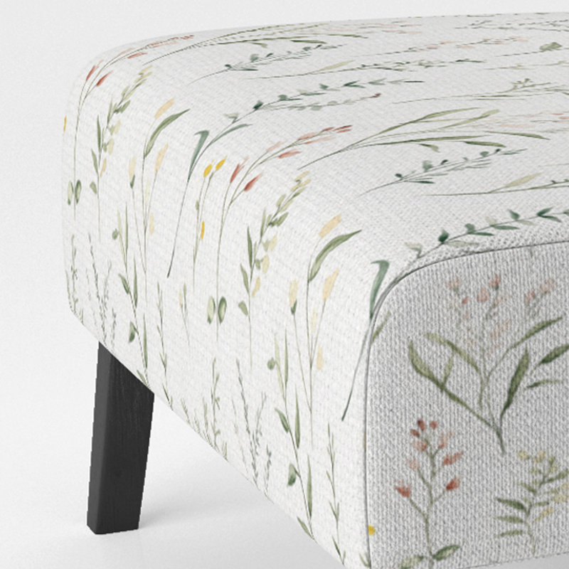 Fauteuil de chambre Country Farmhouse, Pantoufle sans accoudoirs