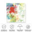 Toile d'extérieur Sheila Golden «Red Burst 2»-87945648