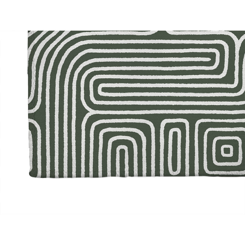 Timeless Walk Activity Mat, Chimichurri/Green, Rectangle 2' x 3'