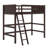 Wood Loft Bed With Ladder-1163759248