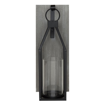 Martinek 1-Light Dimmable Metal Hardwired Wall Sconce