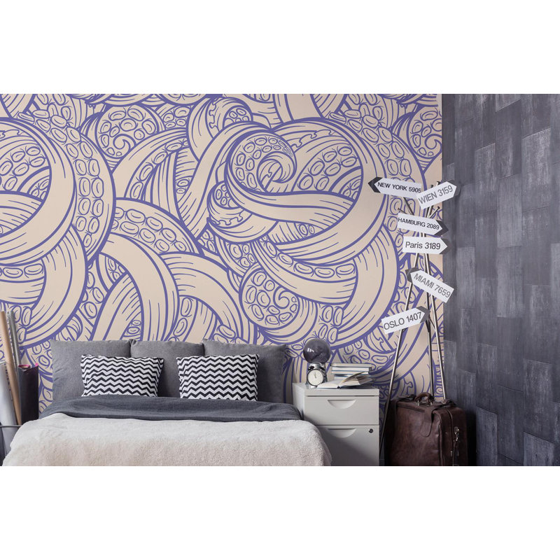 Tangled Tentacles Wallpaper, 350cm W x 260cm L