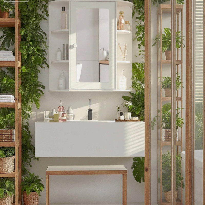 Armoire à pharmacie avec miroir pour salle de bain