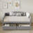 Eliana Twin Velvet Upholstered Daybed with Drawers -Solid Construction, Space Maximization-1055788384