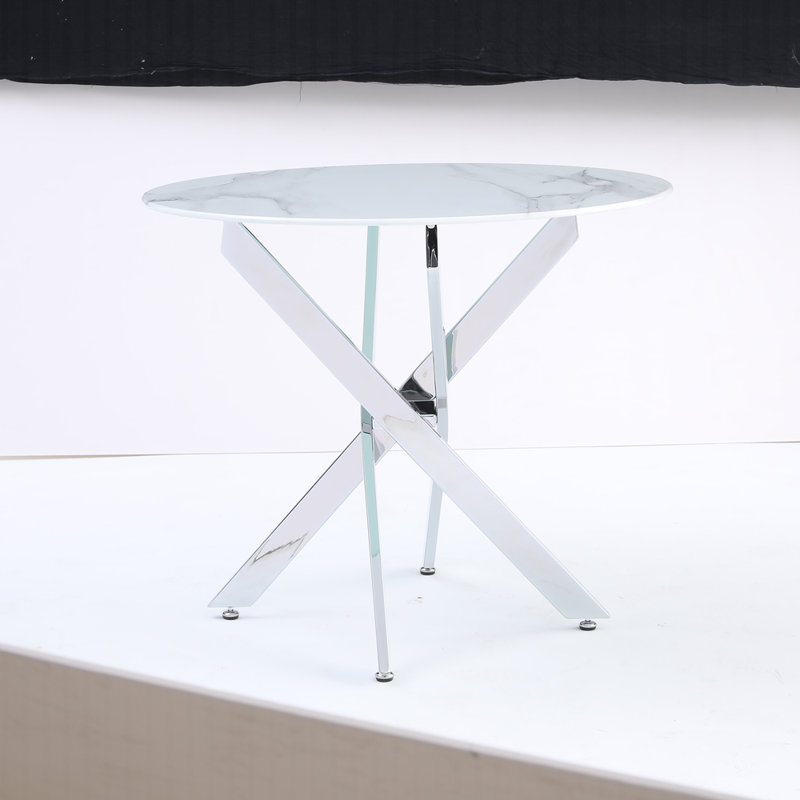 Modern Round Glass Table