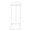 Table d'appoint moderne en forme de C, idéale pour les collations et une utilisation latérale dans le salon ou la chambre à coucher, conception contemporaine avec stabilité-593199772