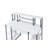 Amiel All Purpose White Finish Writing Desk-123266683