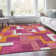 Premium Machine Washable Prisco Pink Rug