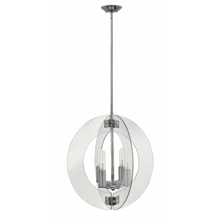 4 - Light Unique Drum Chandelier