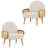 Upholstered Armchair Set Of 2-1380314525