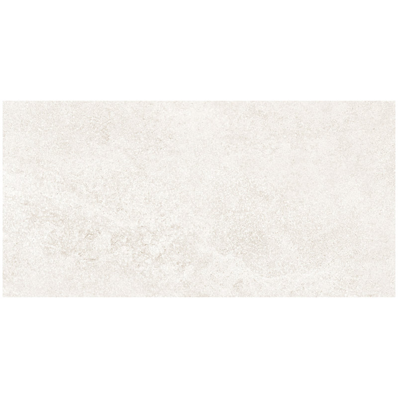 Carreau de carrelage mural 12 po x 24 po x 9 mm en porcelaine italienne Italiania - (7 pièces, 14 pieds carrés), Blanc