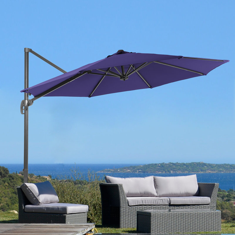 Parasol en porte-à-faux 120 po Landers, Marine