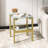 Makayiah 17.86'' W Glass Nightstand