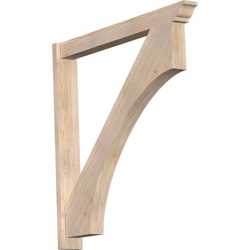 Persienne en bois Westlake, Sapin Douglas de 7 1/2 po (lisse), P 46 po x H 46 po