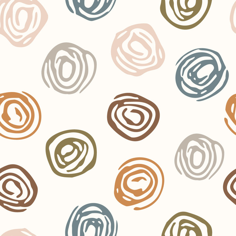 Huntsinger Polka Dots Tile, 2.08' W x 10.42' L