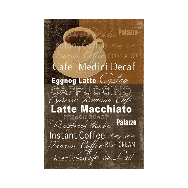 Café Collection by Aimee Wilson - Wrapped Canvas Print, 20.32 cm H x 30.48 cm W