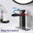 Spectacular Matte Black Waterfall Faucet - Bathroom Sink With Overflow & Pop Up Magnificent Single Handle Deck Plate Drain-124304145